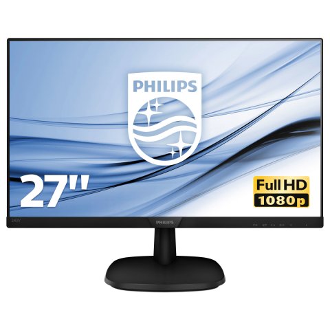 Philips 273V7QJAB/00 Monitor 27inch 273V7QJAB, FHD 1920*1080, IPS, 16:9, 75 hz, WLED, 4 ms, 250 cd/m2, 8712581745905