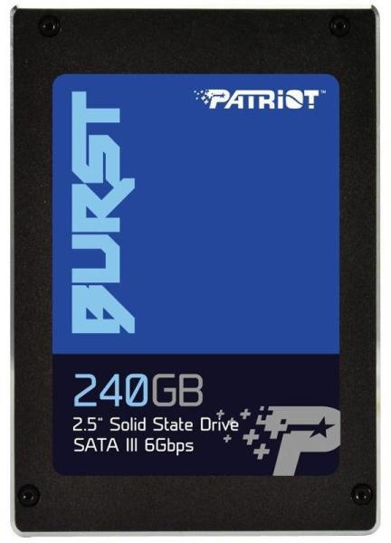 Patriot Memory PBU240GS25SSDR SSD Burst, 240GB, 2.5, SATA3, R/W speed 550MB/s/500MB/s, 7mm, 814914023938