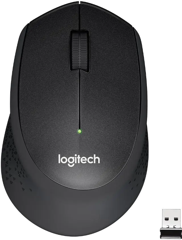 Logitech 910-004909 M330 Silent Plus, Optical Wireless Mouse, 1000dpi, USB, Black, 5099206066670