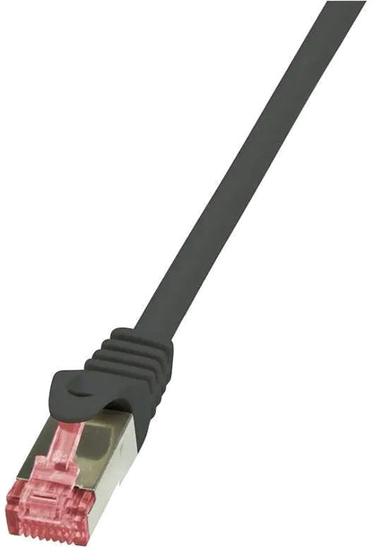 LogiLink CQ2053S Patch Cord S/FTP Cat6, LSZH, cupru, AWG27, dublu ecranat, 2m, negru, 4052792021332 4052792021158