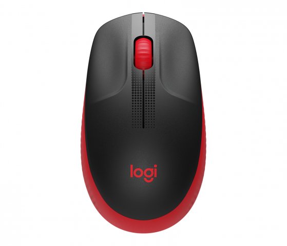 Logitech 910-005908 M190 Full-size wireless mouse, 1000dpi, Red