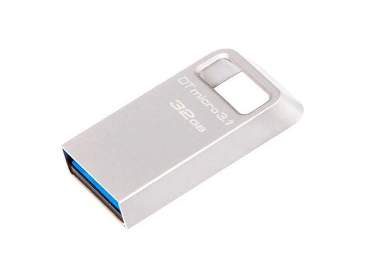 Kingston DTMC3/32GB Data Traveler Micro USB Type-A metal ultra-compact, 32GB, USB 3.1/3.0, 740617242829