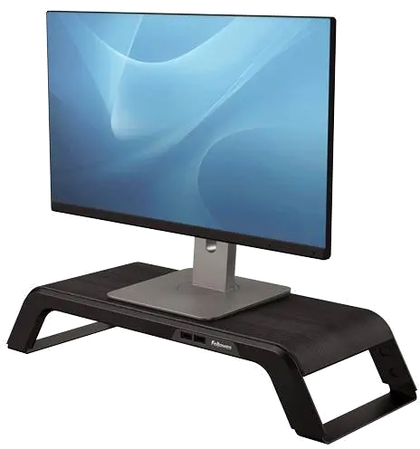 Fellowes 8060501 Hana Monitor Support Black suport ergonomic pentru monitor design premium, 50043859751445