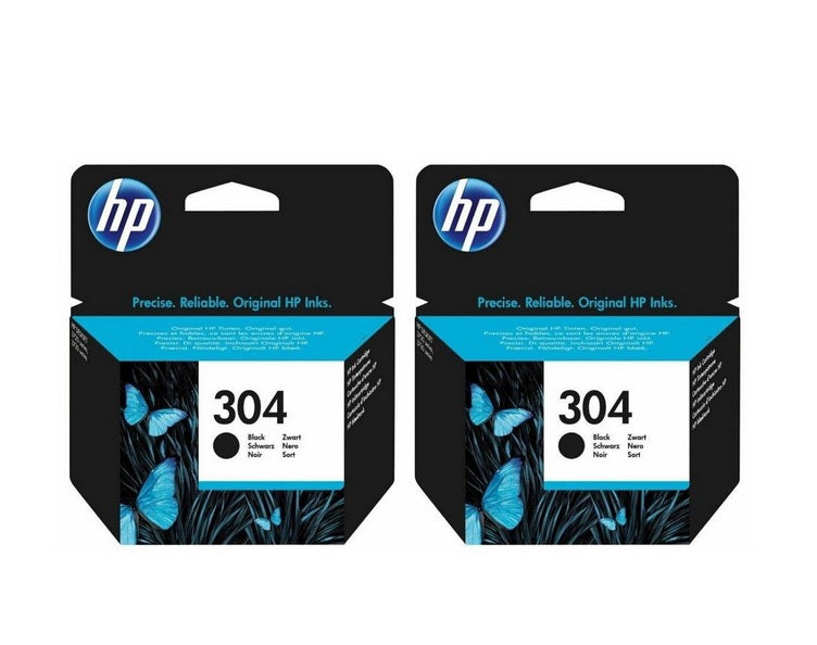 HP 304bkbundle Pachet cartuse cerneala N9K06AE (304) negru x 2 HP original