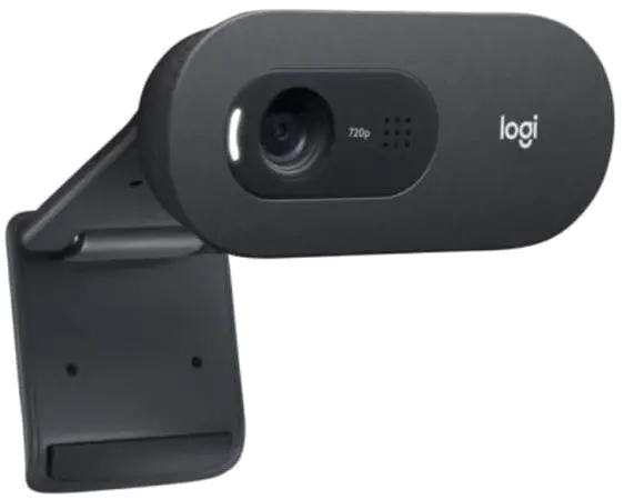 Logitech 960-001364 C505 HD Webcam, HD 720p/30fps, Black, 5099206093690