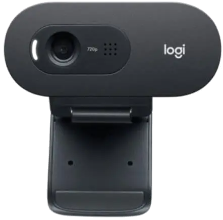 Logitech 960-001364 C505 HD Webcam, HD 720p/30fps, Black, 5099206093690