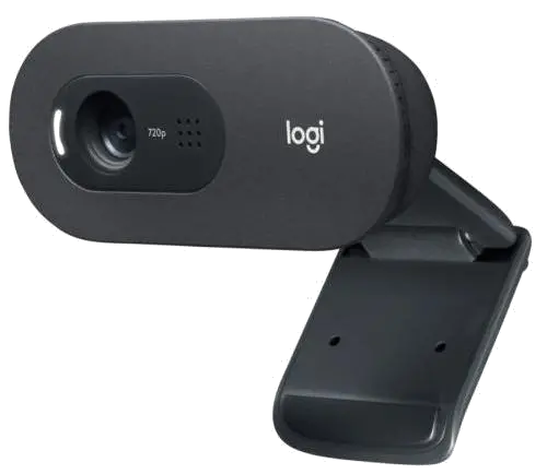 Logitech 960-001364 C505 HD Webcam, HD 720p/30fps, Black, 5099206093690