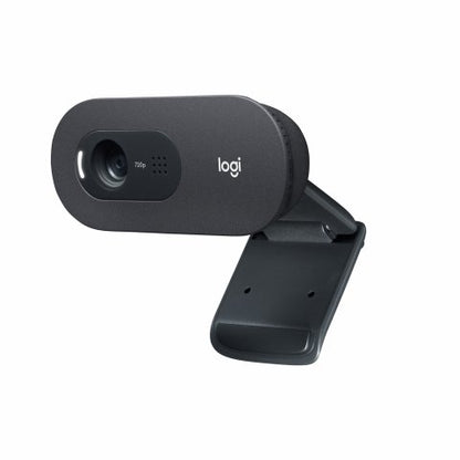 Logitech 960-001364 C505 HD Webcam, HD 720p/30fps, Black, 5099206093690