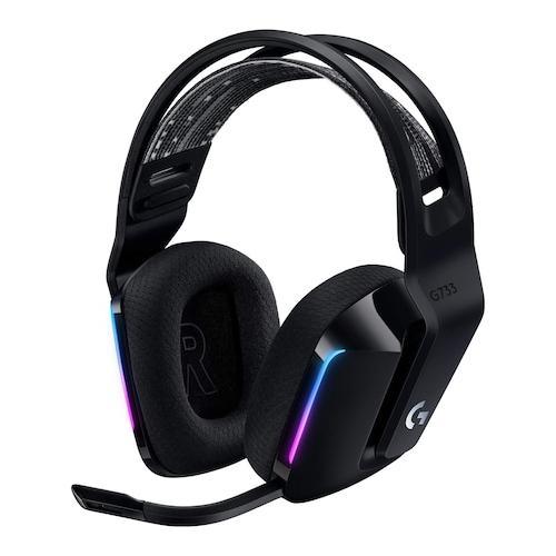 Logitech 981-000864 G733 LIGHTSPEED Wireless RGB Gaming Headset BLACK 2.4GHZ, 5099206088719