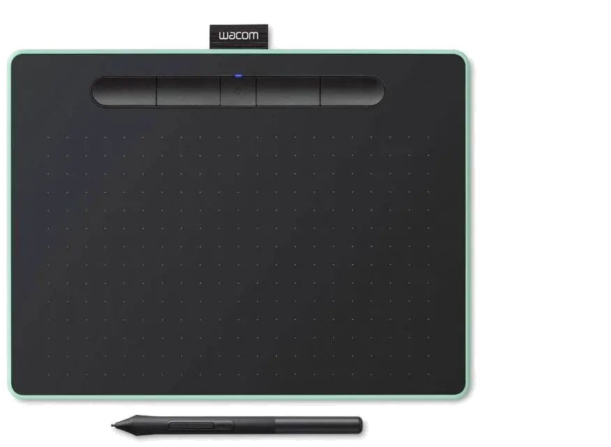 Wacom CTL-6100WLE-N Tableta grafica Intuos M, Bluetooth, Pistachio, 4949268621465