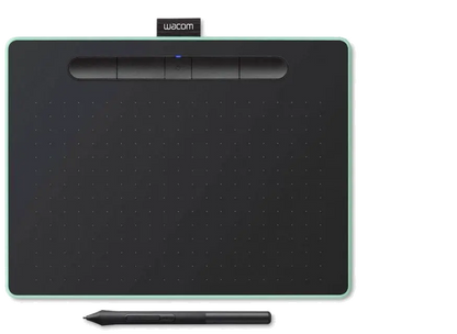 Wacom CTL-6100WLE-N Tableta grafica Intuos M, Bluetooth, Pistachio, 4949268621465