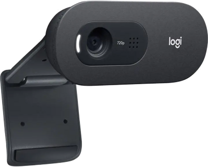 Logitech 960-001372 C505e HD Webcam, HD 720p/30fps, Black, 097855163806