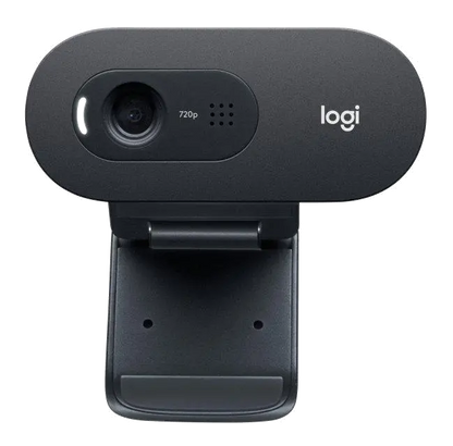 Logitech 960-001372 C505e HD Webcam, HD 720p/30fps, Black, 097855163806