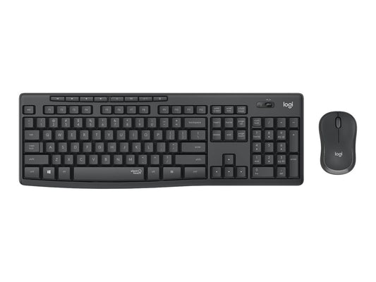 Logitech 920-009800 MK295 Silent Wireless Combo, US Intl Layout, Graphite, 5099206092433