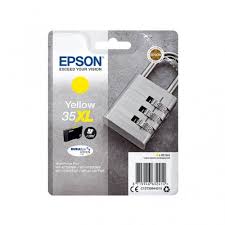 Epson C13T35944010 Cartus cerneala original yellow No. 35XL pentru WF-4720 / 4725 / 47, 8715946632414