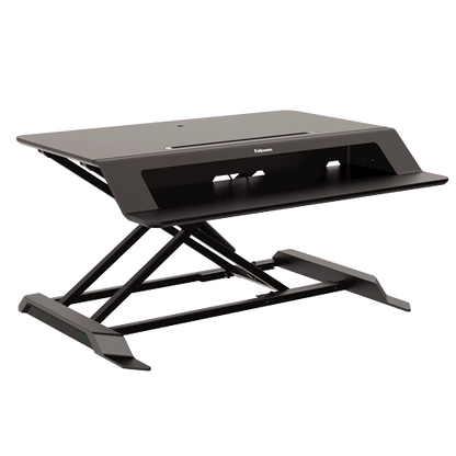 Fellowes 8215001 Lotus LT Sit-Stand Workstation Black