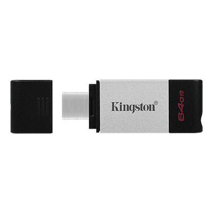 Kingston DT80/64GB DataTraveler 80 Flash Drive 64GB, USB-C 3.2, 740617306354