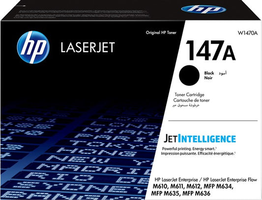 HP W1470A Cartus toner standard No. 147A negru original, 10.5k, 194441304671