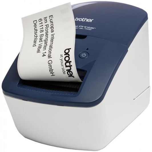 Brother QL600BXX1 imprimanta pentru etichete direct termica rezolutie 300x300dpi, 4977766798471