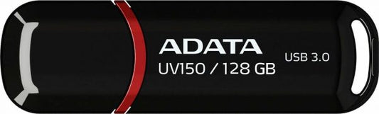 ADATA AUV150-128G-RBK MEMORIE USB 3.2 128 GB, cu capac, carcasa plastic, negru, 4713435796320