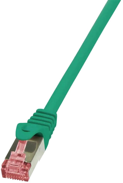 LogiLink CQ2055S Patch Cord S/FTP Cat6, LSZH, cupru, AWG27, dublu ecranat, 2m, verde