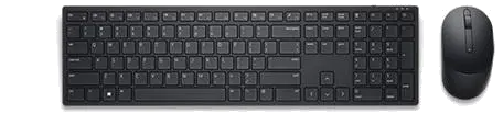 DELL 580-AJRP KM5221W Kit wireless tastatura + mouse optic US International (QWERTY), 5397184494707