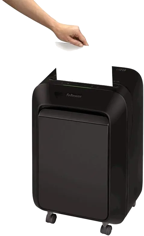 Fellowes 5502501 Powershred LX210 distrugator de documente in miniparticule 16 coli P-4, 04385976382 50043859763820