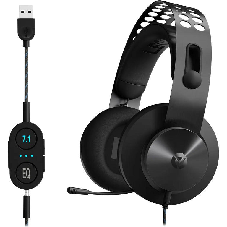 Lenovo GXD0T69864 Legion H500 Pro casti gaming cu fir sunet 7.1 jack 3.5mm + adaptor la USB-A, 193268735224