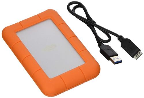 LaCie LAC301558 Rugged Mini HDD portabil 1TB 2.5inch USB 3.0 protectie socuri