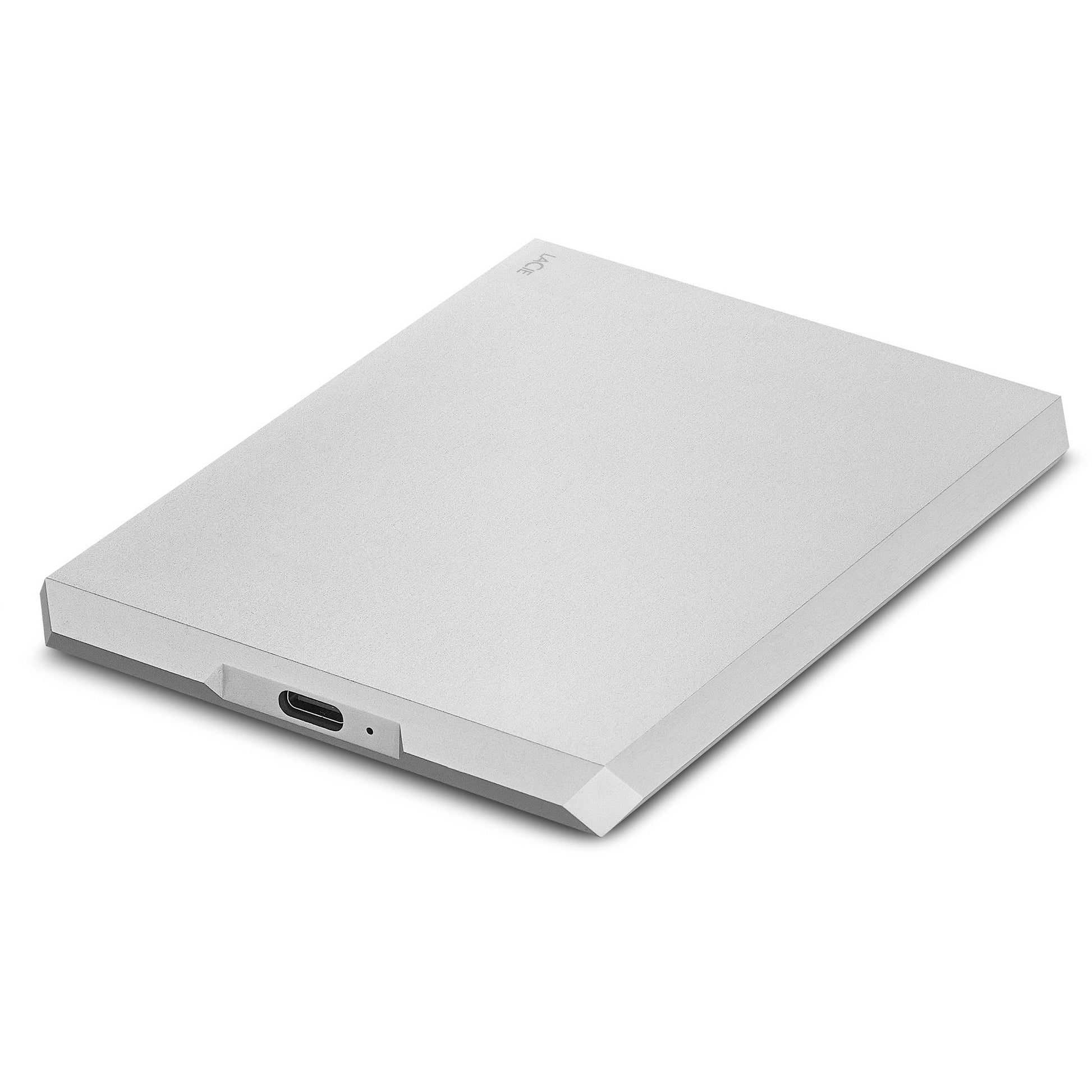 LaCie STHG4000400 Mobile Drive HDD portabil 4TB 2.5inch USB Type-C Argintiu, 3660619404698