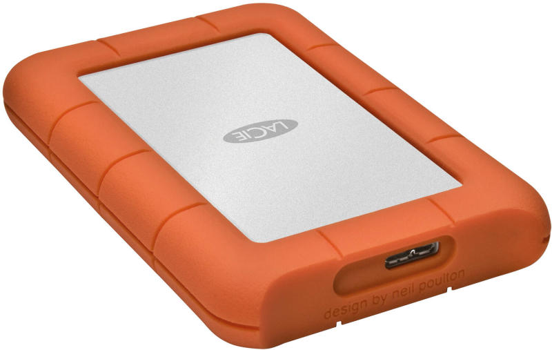 LaCie STJJ5000400 Rugged Mini HDD portabil 5TB 2.5inch USB 3.0 protectie socuri, 3660619407927