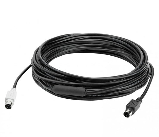 Logitech 939-001487 Extender Cable for Group Camera, 10m (Mini-DIN), 97855129765 097855129765