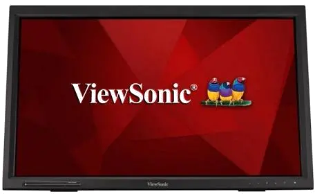 ViewSonic TD2423 monitor 24inch FullHD 1920x1080px touch screen 10 puncte boxe 2W, 766907008654