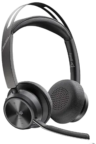 Poly 77Y89AA Casca Voyager Focus 2 UC cu suport de incarcare, Binaural, On-Ear, USB-C, 017229171879 197029610010