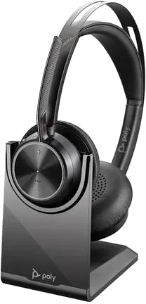 Poly 77Y89AA Casca Voyager Focus 2 UC cu suport de incarcare, Binaural, On-Ear, USB-C, 017229171879 197029610010