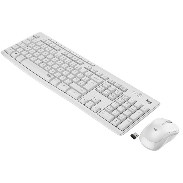 Logitech 920-009824 MK295 Silent Wireless Combo, US Intl Layout, Off-White, 5099206092594