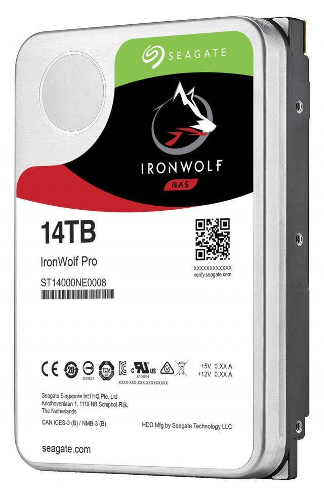 Seagate ST14000NE0008 HDD intern, 3.5inch, 14TB, IronWolf PRO, SATA 6Gb/s 7200rpm, 256MB, 8719706004374