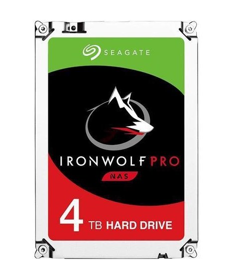 Seagate ST4000NE001 HDD intern Ironwolf Pro 3.5inch, 4TB, 7200rpm, 256MB, 8719706002585 ST4000NE001