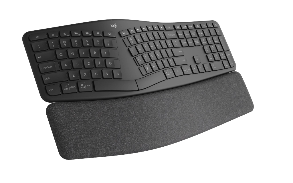 Logitech 920-010352 ERGO K860 Ergonomic Wireless Keyboard for Business, US International Layout, 5099206097131