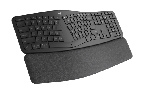 Logitech 920-010352 ERGO K860 Ergonomic Wireless Keyboard for Business, US International Layout, 5099206097131