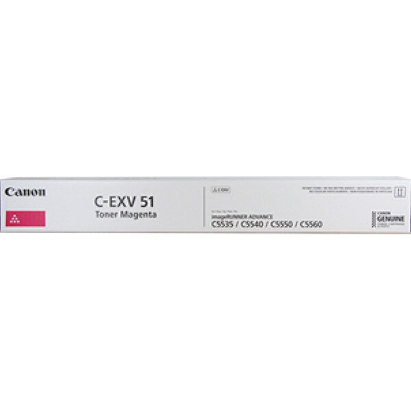 Canon 0483C002 C-EXV51 Toner Magenta iR-ADV C5535 / 5535i / 5545i / 5555i / 5560i / 5735i / 574, 4549292053722