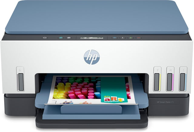 HP 28C12A Smart Tank 675 All-in-One multifunctionala inkjet color A4 p/s/c/w (blue)