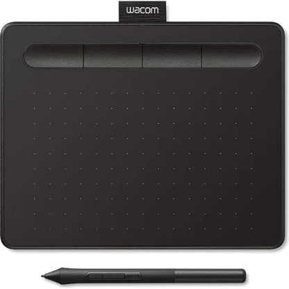 Wacom CTL-4100WLK-N Intuos S Tableta grafica (Suprafata activa: 152 x 95mm), Bluetooth, Black, 4949268621359