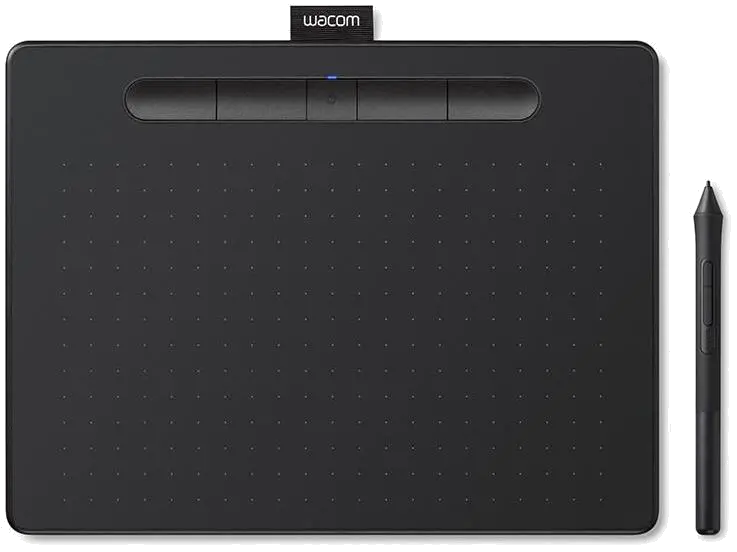 Wacom CTL-4100WLK-N Intuos S Tableta grafica (Suprafata activa: 152 x 95mm), Bluetooth, Black, 4949268621359