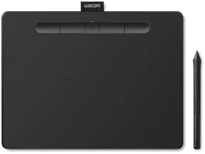 Wacom CTL-4100WLK-N Intuos S Tableta grafica (Suprafata activa: 152 x 95mm), Bluetooth, Black, 4949268621359