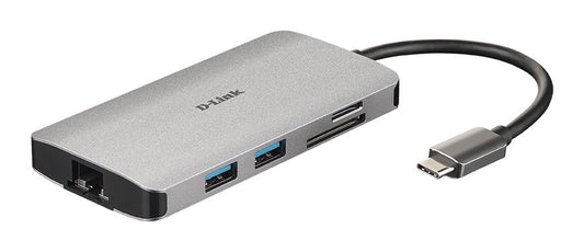 D-LINK DUB-M810 DUB-810 HUB extern USB-C porturi Gigabit LAN x 1, 790069450471