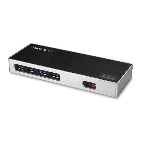 StarTech DK30A2DH Dual 4K Docking Station USB C and A (3.0) Dual Monitor DisplayPort + HDMI Do, 65030868235 065030868235