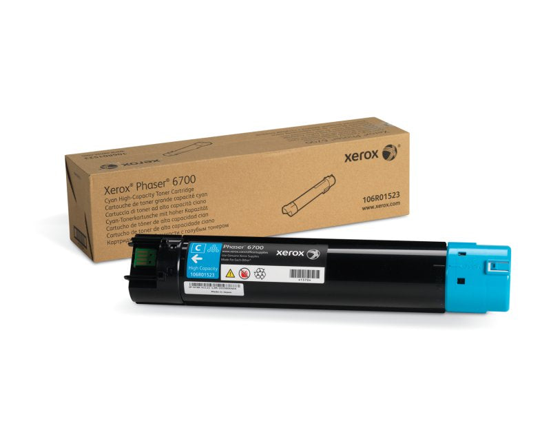 Xerox 106R01523 Cartus toner Cyan ORIGINAL High Capacity pentru Phaser 6700, 12k pag, 95205763379 095205763379