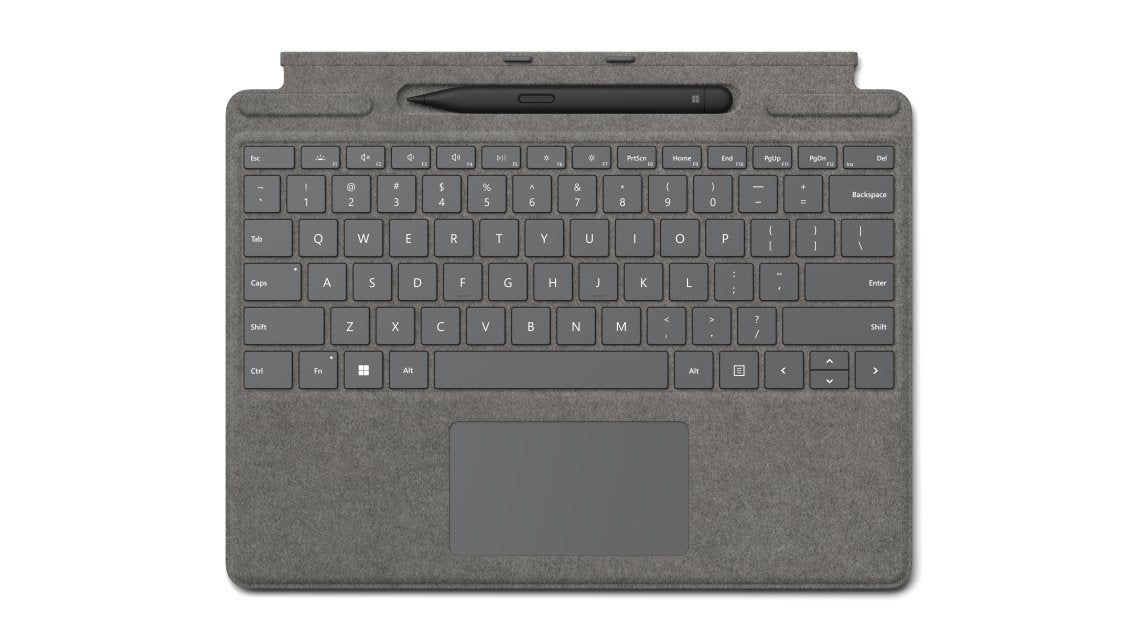 Microsoft 8X8-00067 Bundle Surface Pro Signature Keyboard + Slim Pen 2 for Pro 8 / Pro 9, Platinum, 889842776225