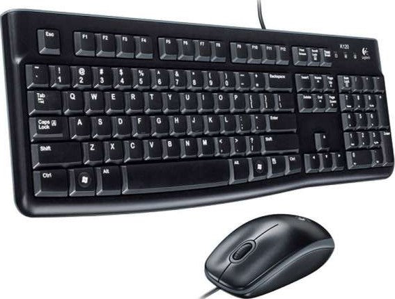 Logitech 920-002552 MK120 Wired Desktop, Tastatura + Mouse cu fir, UK Layout, USB, 5099206020603